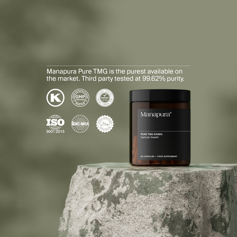 Pure TMG by Manapura | The Best, Pure, Clinical-Grade Longevity & Nootropic Supplements | Free Shipping