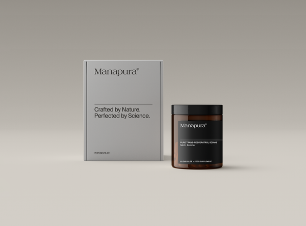 Pure Trans-Resveratrol by Manapura | The Best, Pure, Clinical-Grade Longevity & Nootropic Supplements | Free Shipping