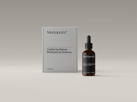Organic Cordyceps by Manapura | The Best, Pure, Clinical-Grade Longevity & Nootropic Supplements | Free Shipping